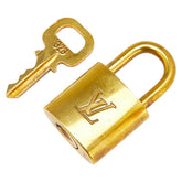 ルイ ヴィトン カデナ 南京錠 キー セット ゴールド メッキ レディース LOUIS VUITTON 【中古】