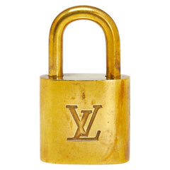 ルイ ヴィトン カデナ 南京錠 キー セット ゴールド メッキ レディース LOUIS VUITTON 【中古】