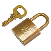 ルイ ヴィトン カデナ 南京錠 キー セット ゴールド メッキ レディース LOUIS VUITTON 【中古】