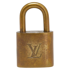 ルイ ヴィトン カデナ 南京錠 キー セット ゴールド メッキ レディース LOUIS VUITTON 【中古】