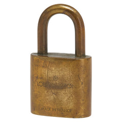 ルイ ヴィトン カデナ 南京錠 キー セット ゴールド メッキ レディース LOUIS VUITTON 【中古】