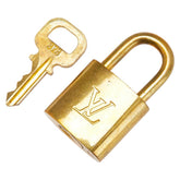 ルイ ヴィトン カデナ 南京錠 キー セット ゴールド メッキ レディース LOUIS VUITTON 【中古】