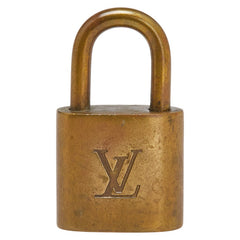 ルイ ヴィトン カデナ 南京錠 キー セット ゴールド メッキ レディース LOUIS VUITTON 【中古】