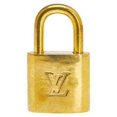 ルイ ヴィトン カデナ 南京錠 キー セット ゴールド メッキ レディース LOUIS VUITTON 【中古】