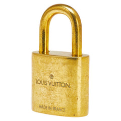 ルイ ヴィトン カデナ 南京錠 キー セット ゴールド メッキ レディース LOUIS VUITTON 【中古】