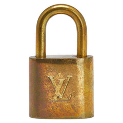 ルイ ヴィトン カデナ 南京錠 キー セット ゴールド メッキ レディース LOUIS VUITTON 【中古】