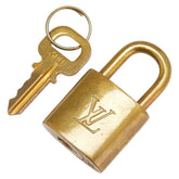 ルイ ヴィトン カデナ 南京錠 キー セット ゴールド メッキ レディース LOUIS VUITTON 【中古】