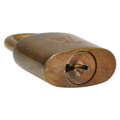 ルイ ヴィトン カデナ 南京錠 キー セット ゴールド メッキ レディース LOUIS VUITTON 【中古】