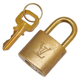 ルイ ヴィトン カデナ 南京錠 キー セット ゴールド メッキ レディース LOUIS VUITTON 【中古】