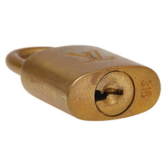 ルイ ヴィトン カデナ 南京錠 キー セット ゴールド メッキ レディース LOUIS VUITTON 【中古】