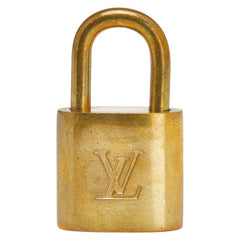 ルイ ヴィトン カデナ 南京錠 キー セット ゴールド メッキ レディース LOUIS VUITTON 【中古】