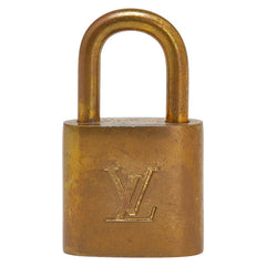 ルイ ヴィトン カデナ 南京錠 キー セット ゴールド メッキ レディース LOUIS VUITTON 【中古】