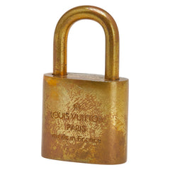 ルイ ヴィトン カデナ 南京錠 キー セット ゴールド メッキ レディース LOUIS VUITTON 【中古】
