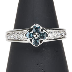 Pt900 プラチナ アレキサンドライト0.249ct ダイヤ0.24ct リング 指輪 レディース 11.5号 【中古】