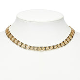 K18YG イエローゴールド ダイヤ2.71ct ベルト モチーフ ネックレス レディース 【中古】