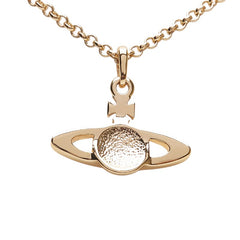 ヴィヴィアンウエストウッド ミニバスレリーフ ネックレス ゴールド メッキ ラインストーン レディース Vivienne Westwood 【中古】