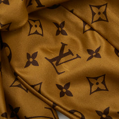 ルイ ヴィトン モノグラム リバー ヘアバンド ヘアアクセサリー M76891 ブラウン ナイロン ポリウレタン レディース LOUIS VUITTON 【中古】