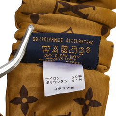 ルイ ヴィトン モノグラム リバー ヘアバンド ヘアアクセサリー M76891 ブラウン ナイロン ポリウレタン レディース LOUIS VUITTON 【中古】