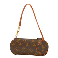 ルイ ヴィトン モノグラム パピヨン付属 ポーチ ブラウン PVC レザー レディース LOUIS VUITTON 【中古】