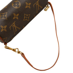 ルイ ヴィトン モノグラム パピヨン付属 ポーチ ブラウン PVC レザー レディース LOUIS VUITTON 【中古】