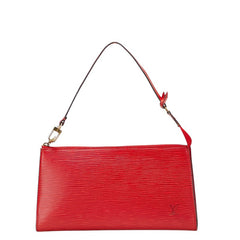 ルイ ヴィトン エピ ポシェット アクセソワール アクセサリーポーチ ハンドバッグ M40776 カスティリアンレッド レザー レディース LOUIS VUITTON 【中古】