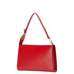 ルイ ヴィトン エピ ポシェット アクセソワール アクセサリーポーチ ハンドバッグ M40776 カスティリアンレッド レザー レディース LOUIS VUITTON 【中古】