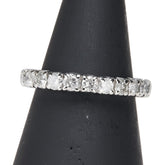 Pt900 プラチナ ダイヤ1.00ct 一文字 エタニティ リング 指輪 レディース 9号 【中古】