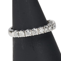 Pt900 プラチナ ダイヤ1.00ct 一文字 エタニティ リング 指輪 レディース 9号 【中古】