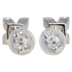 K18WG ホワイトゴールド ダイヤ0.40ct スタッドピアス レディース 【中古】