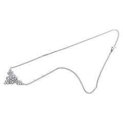 Pt850 プラチナ Pt900 プラチナ ダイヤ2.00ct ネックレス レディース 【中古】