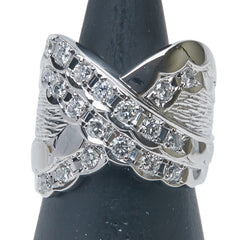 Pt900 プラチナ ダイヤ1.00ct リング 指輪 レディース 12.5号 【中古】