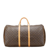 ルイ ヴィトン モノグラム キーポル60 ボストンバッグ トラベルバッグ M41422 ブラウン PVC レザー レディース LOUIS VUITTON 【中古】