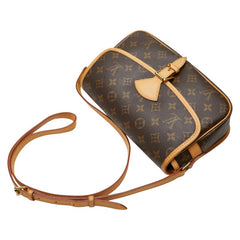 ルイ ヴィトン モノグラム ソローニュ ショルダーバッグ M42250 ブラウン PVC レザー レディース LOUIS VUITTON 【中古】