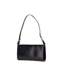 サルヴァトーレフェラガモ ガンチーニ ワンショルダーバッグ ポーチ AU-21-2306 ブラック レザー レディース Salvatore Ferragamo 【中古】