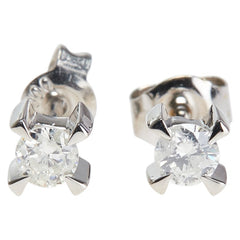 Pt900 プラチナ ダイヤ0.30ct スタッドピアス レディース 【中古】