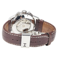 ハミルトン ジャズマスター 腕時計 H326160 自動巻き ブラック文字盤 ステンレススチール レザー メンズ HAMILTON 【中古】