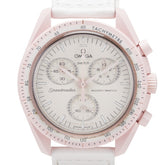 オメガ ×スウォッチ ムーンスウォッチ MISSION TO VENUS 腕時計 SO33P100 クオーツ ホワイト文字盤 セラミック ナイロン メンズ OMEGA 【中古】