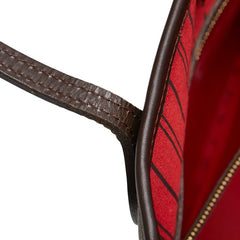 ルイ ヴィトン ダミエ ネヴァーフルPM ハンドバッグ トートバッグ N51109 ブラウン PVC レザー レディース LOUIS VUITTON 【中古】