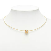 K18YG イエローゴールド ダイヤ0.18ct 1P ペンダントネックレス レディース 【中古】