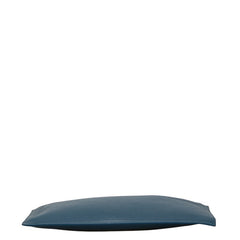 ジバンシー ロゴ クラッチバッグ セカンドバッグ ブルー レザー レディース Givenchy 【中古】