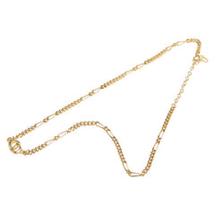 ディオール CDロゴ チェーン ネックレス ゴールド メッキ レディース Dior 【中古】