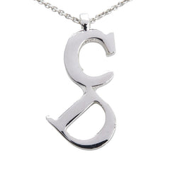 ディオール CDロゴ ネックレス シルバー メタル レディース Dior 【中古】