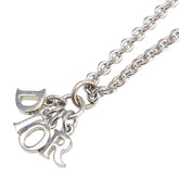 ディオール Diorロゴ ネックレス シルバー メタル レディース Dior 【中古】