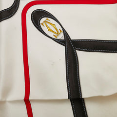 カルティエ 総柄 スカーフ レッド マルチカラー レディース CARTIER 【中古】