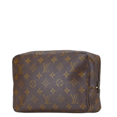 ルイ ヴィトン モノグラム トゥルース トワレット23 セカンドバッグ クラッチバッグ M47524 ブラウン PVC レザー レディース LOUIS VUITTON 【中古】