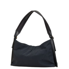 サルヴァトーレフェラガモ スポーツ ワンショルダーバッグ ハンドバッグ ブラック ナイロン レザー レディース Salvatore Ferragamo 【中古】