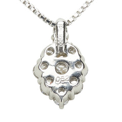 Pt1000 プラチナ Pt850 プラチナ ダイヤ0.52ct ペンダントネックレス レディース 【中古】