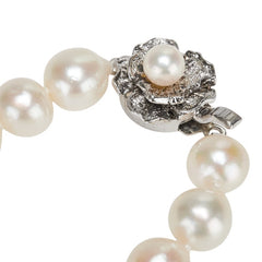 SV シルバー アコヤパール8~8.5mm ネックレス レディース 【中古】