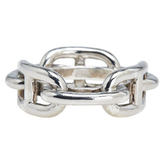 エルメス シェーヌダンクル スカーフリング シルバー メタル レディース HERMES 【中古】