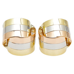 金ベースコンビ ピアス レディース 【中古】